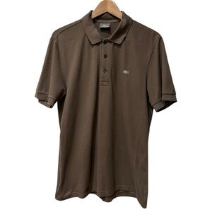Lacoste Piqué Polo Shirt Size 4 (Men's M) - Brown